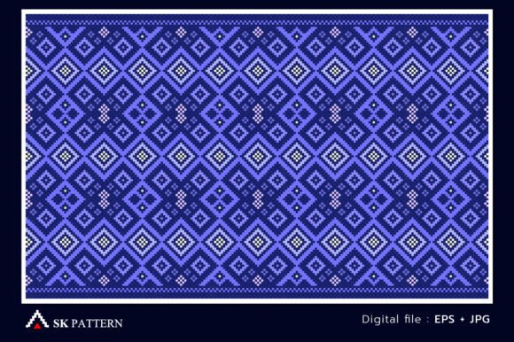 Review: Blue Embroidery Cross Stitch Continuous