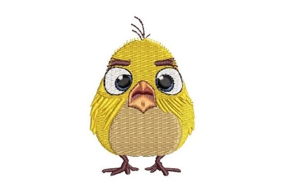 Review: Cartooned Canary Bird Embroidery Machine Design