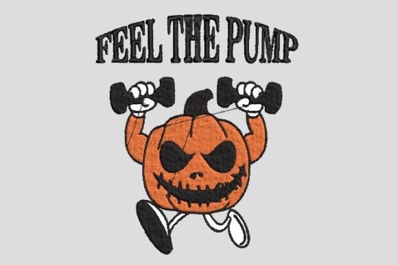 Review: Feel the Pump Weightlifting Embroidery Design