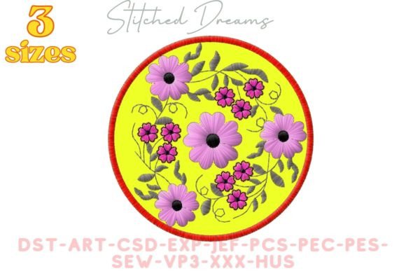 Reviewing Applique Circle Embroidery Design for Boutiques