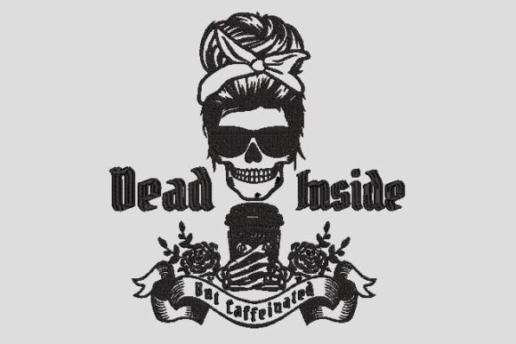 Reviewing Dead Inside but Caffeinated Embroidery for Business