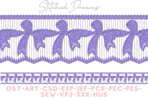 Reviewing Delicate Borders Embroidery Design for Holiday Sales