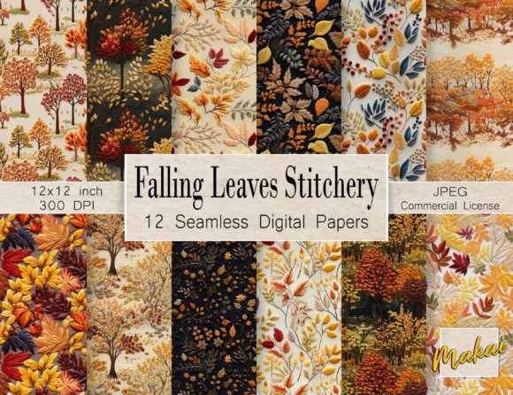 Reviewing Embroidery Falling Leaves Seamless for Real Projects